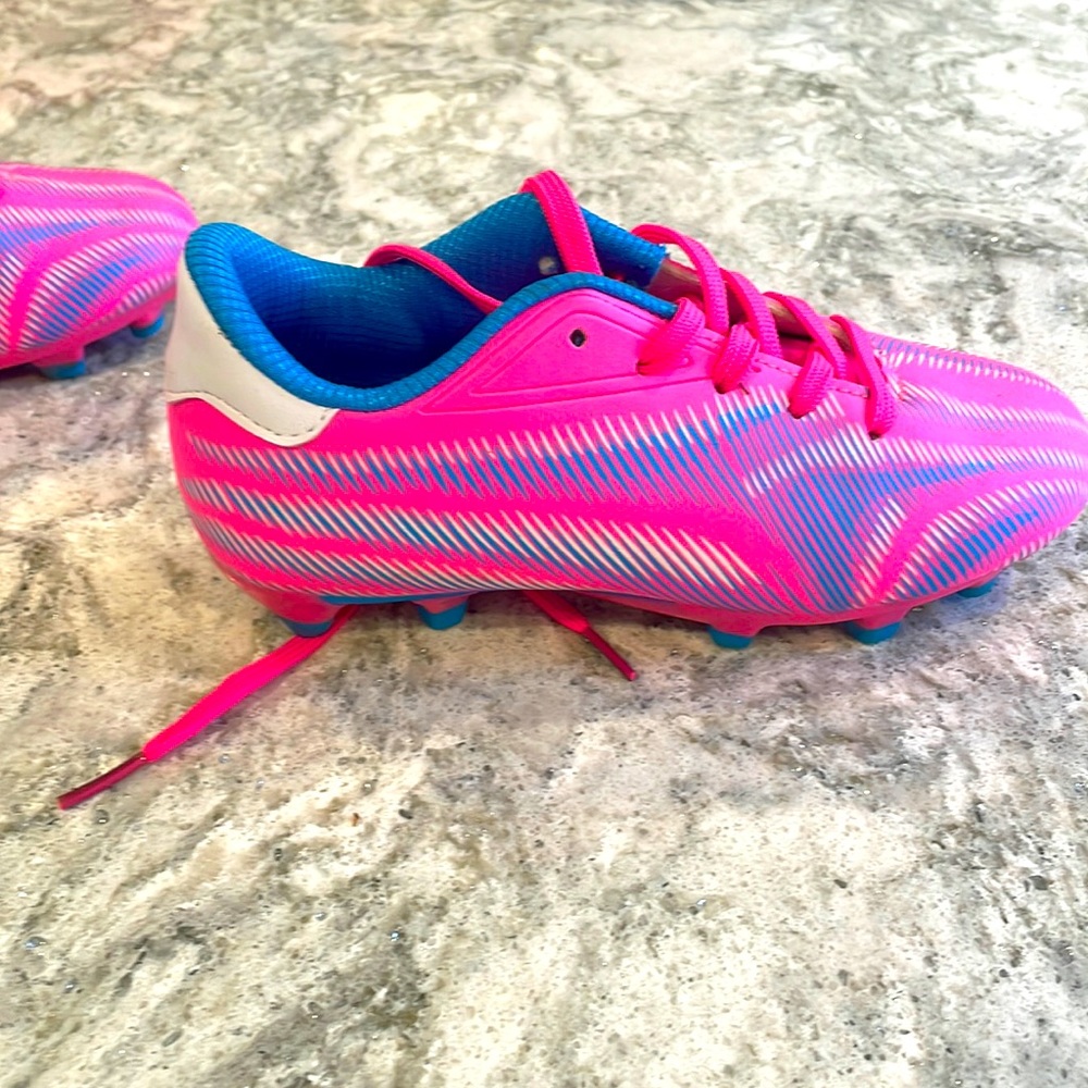 Gently worn girls cleats